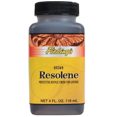 Image of Fiebing&#039;s Acrylic Resolene Leather Finish Protectant 118.3ml Brown