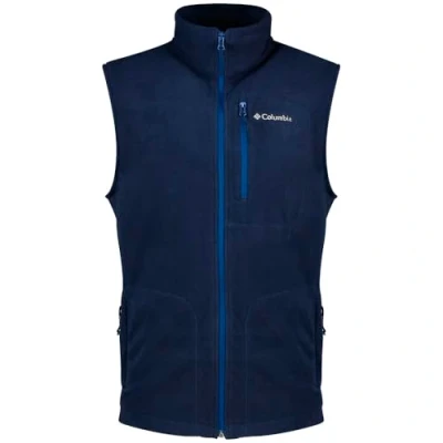 Image of Columbia Men&#039;s Fast Trek Fleece Vest Gilet Vest, Collegiate Navy, Size S