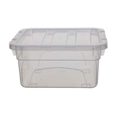 Image of Whitefurze Plastic Storage Boxes Pack Of 5 (22 Litre)