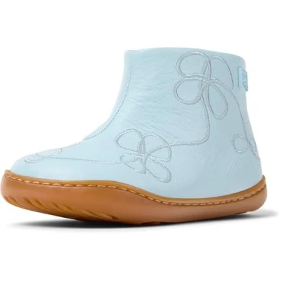 Image of Camper Baby Girls Peu Cami K900205 Zip Booties, Blau 006 TWS, 5 UK Child