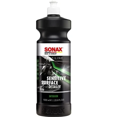 Image of SONAX PROFILINE Sensitive Surface Detailer (1 Litre) Gentle Cleaner for Cockpit, Centre Console, Steering Wheel. Antistatic, Solvent Free and With Pleasant Scent Item No.02863000