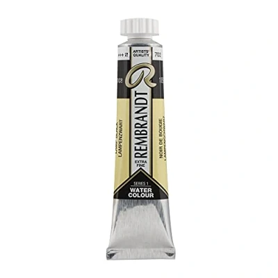 Image of Rembrandt Watercolour Tube 10 ml Lamp Black 702