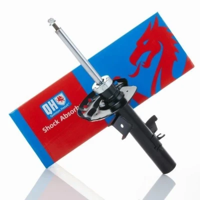 Image of 1376814, 1376829, 1376842, 1376844, 1376846 Shock absorber QUINTON HAZELL QAG878136 Front Axle Left Gas Pressure Twin Tube Suspension Strut Top pin