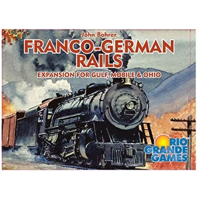 Image of Gulf, Mobile &amp; Ohio: Franco German Rails Expansion Investment Railway Board Game, Rio Grande Games, for Ages 14+, 3 5 Players, 60 Minute Playing Time