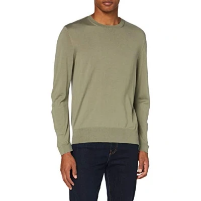 Image of FALKE 60128 Men&#039;s Long Sleeved Crew Neck Sleeve, Vetiver, L