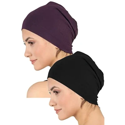 Image of Deresina Headwear Chemo Sleep Cap (Black Mulberry)