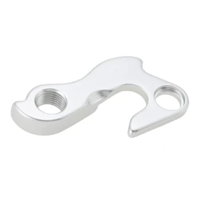 Image of Create idea Bike Tail Hook Rear Derailleur Hanger Wheel Mechanical Shift Aluminum Alloy Compatible with Trek Gary Fisher Klein MTBs Silver