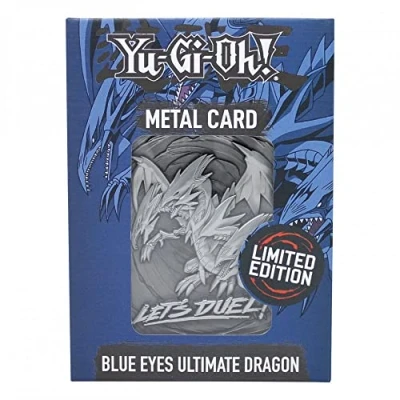Image of YU GI OH! Blue Eyes Ultimate Dragon Metal Card