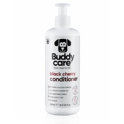 Image of Black Cherry Dog Conditioner by Buddycare 500ml Scented Puppy with Aloe Vera &amp; Pro Vitamin B5