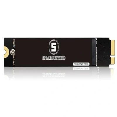 Image of S SHARKSPEED SSD 256GB Internal Solid State Drive Upgrade for MacBook Air 2012 A1465 A1466 EMC2558 EMC2559 (MacOS Pre installed)