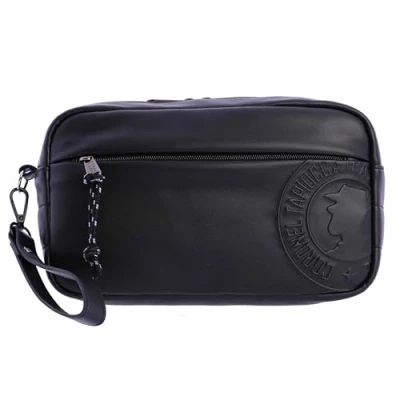 Image of Coronel Tapiocca Men&#039;s Alfredo Tote Bag Handbags, Black/White, 26x7x15 cm