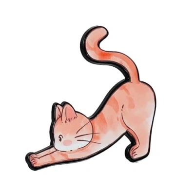 Image of FOLODA Lovely Cats Needle Minders Magnet Holders Needlework Accessories Pin Holder For Embroidery Sewing