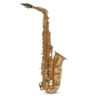 Image of Roy Benson Eb Alt Saxophon MOD.AS 302 Messing Korpus lack., inkl. leichtem Rechtecketui