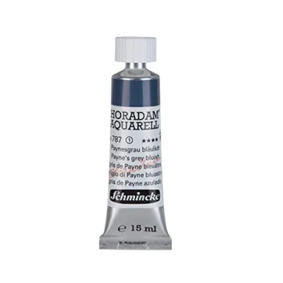Image of Schmincke HORADAM® AQUARELL finest artists&#039; watercolour paints, 787 Paynes grey bluish, 14 006, 15 ml tube