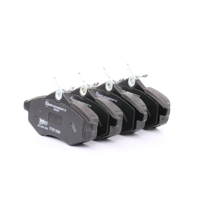 Image of 1611457180, 1617257080, 425236, 425258, 425345 Brake pad set VALEO 301500 FIRST Front Axle excl. wear warning contact with anti squeak plate