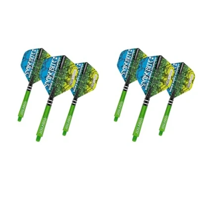 Image of RED DRAGON Peter Wright Snakebite Hardcore Dart Flight and Nitrotech Shaft Combo 2 sets per pack