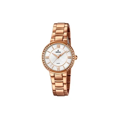 Image of Festina Womens Analogue Classic Quartz Watch with Stainless Steel Strap F20222/1