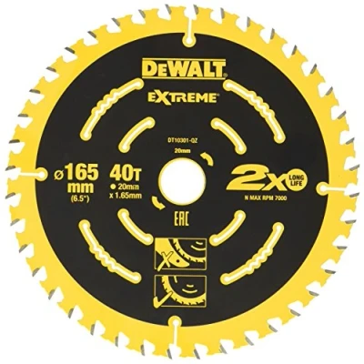 Image of DEWALT Corded Extreme Framing Blade 165mm range, DT10301 QZ 40