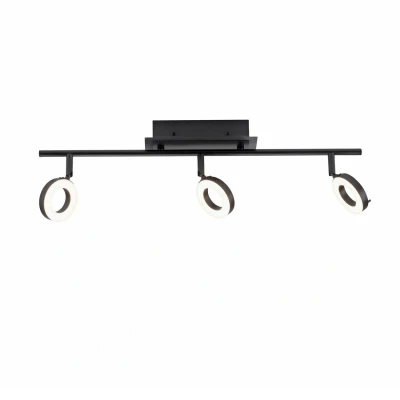 Image of Sileda Ceiling Spotlight Bar Anthracite 3x 6.4W LED 3000K IP44