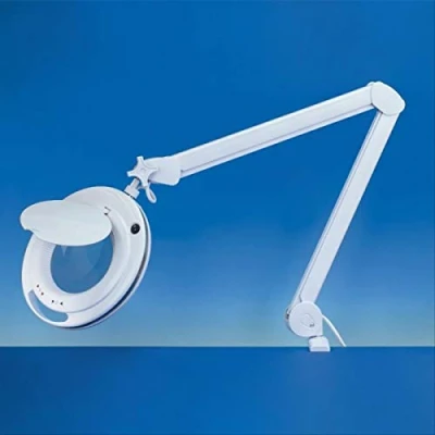 Image of Lightcraft LC9090LED Professional Magnifier Lamp with Multiple Light Settings, White