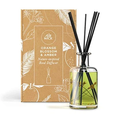 Image of Air Wick Freshener Reed Diffuser, Orange Blossom and Amber