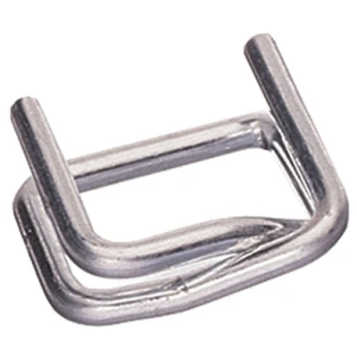Image of 1000 Strong Metal Buckles/Clips For 12mm Hand Pallet Strapping Banding Use With 1.2cm Polypropylene Polyprop Strap