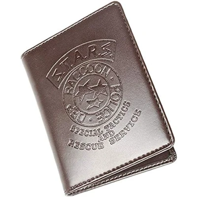 Image of Resident Evil Biohazard S.T.A.R.S RPD Wallet Leon S. Kennedy ID Holder Chris Jill Wesker Cosplay (C: Valentine ID)