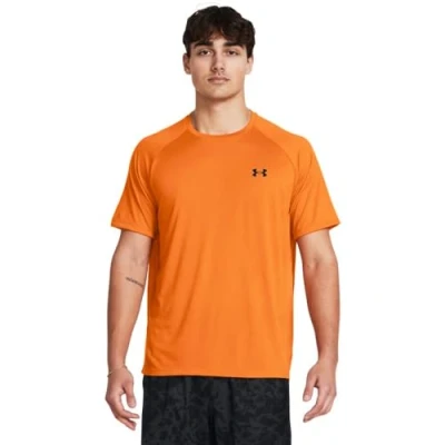 Image of Under Armour Men&#039;s Tech 2.0 Short Sleeve T Shirt, (811) Atomic / Black, XXXXL