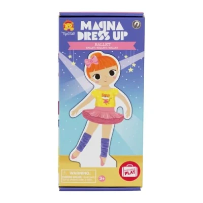 Image of Tiger Tribe Ballet Dress Up Magnetic Toy Activity Set
