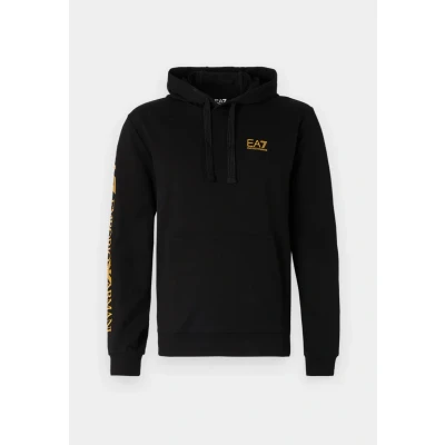Image of EA7 Emporio Armani Sweatshirt, Men&#039;s, Size: XS, Black/gold