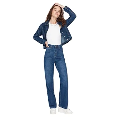 Image of Trendyol Jeans Blue Wide Leg