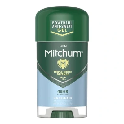 Image of Mitchum Deodorant Mens Gel Unsncented 2.25oz