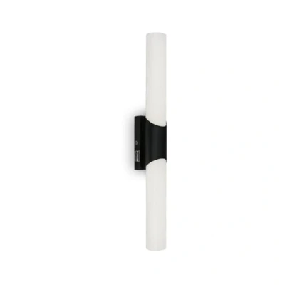Image of Briloner Klak Brilo bathroom and mirror light, black, 47 cm