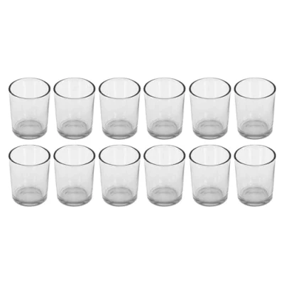 Image of 12 Pieces Appetizer Glass Set Mini Dish Shot Cups Verrines Dessert Party Glasses