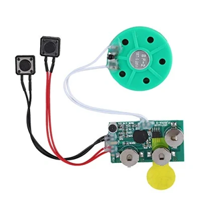 Image of Voice Greeting Card, Re recordable Sound Chip Module, DIY Card Chip, 4 Minutes Music Recording Player Module With Buttons, for Cards/Toys