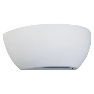 Image of Wall Light &#039;Felia&#039; dimmable (Modern) in White Made of Plaster/Clay for e.g. Living Room &amp; Dining (1 Source, E14) from Lindby Lighting, lamp