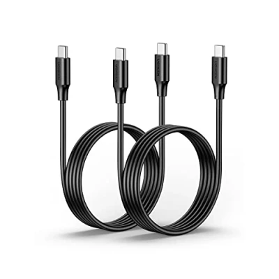 Image of UGREEN USB C to Cable 2 Pack 60W Charger Fast Charge Compatible with iPhone 15 Pro Max, Galaxy S24/S23 Ultra, Pixel 7, Huawei P60, iPad 2022/Air 5, Macbook Pro/Air (0.5M)