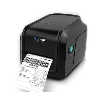 Image of HDWR Label Maker Machine with LAN, Thermal or transfer Printing Methods, 203 dpi, Shipping Printer for Packages, Prints barcodes, Inkless, Mobile App Available, OPrint DA200N
