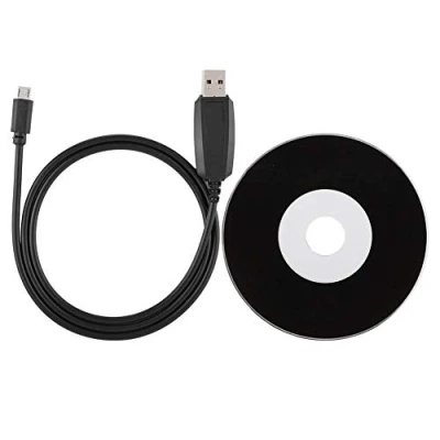 Image of USB Programming Cable for Baofeng, Walkie Talkie with Driver CD fits Baofeng BF T1 9100 Radios