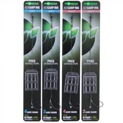 Image of Korda N Trap KD rig Size 6 Kurv 15lb Carp