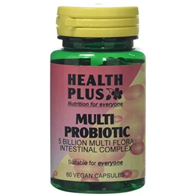 Image of Health Plus Multi Probiotic 5 Billion High Strength strain Digestive Supplement 60 Capsules