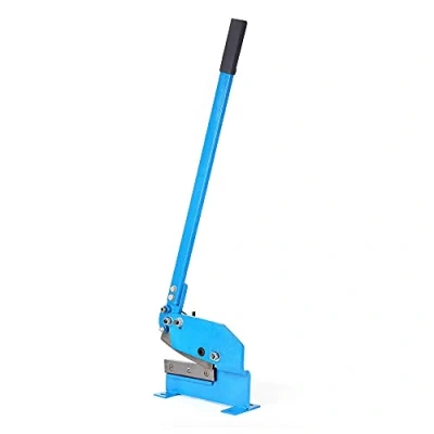 Image of Manual Metal Shear CutterMetal Cutting Bench Mounted Heavy Duty Hand Shearing Machine Plate Tool Benchtop Shears 125 200mm Sheet Guillotine (200mm)