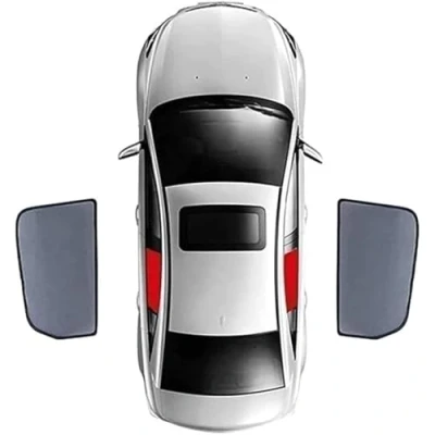 Image of LIYUANMU Car Side Window Sun Shades for Volvo XC60 2015 2017, Shade Blinds Kids Pets with UV Rays/Sun Heat/Glare Protection, Shield Breathable Mesh Visor,2pcsrear