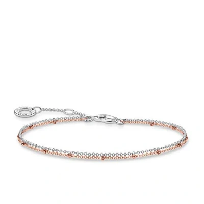 Image of THOMAS SABO chain letter A gold plated silver KE2010 413 39 L45V