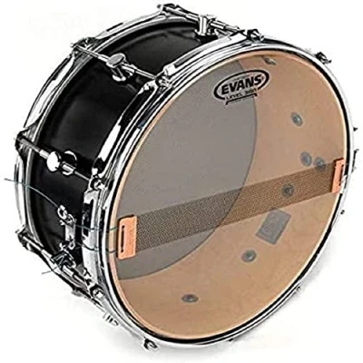 Image of Evans S14H20 Snare Side Hazy 200 14 inch Drum Head, Black