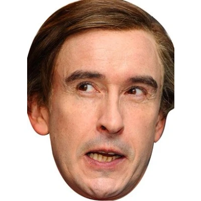 Image of FoxyPrinting Alan Partridge 1 Celebrity Cardboard Party Face Mask Fancy Dress