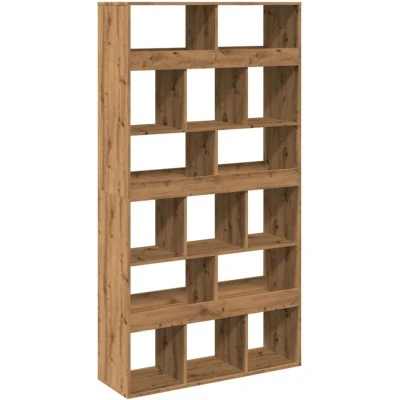 Image of vidaXL Room Divider Artisian Oak 100x33x187.5 cm Engineered Wood
