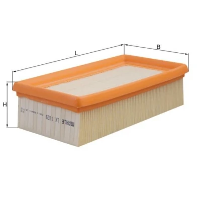 Image of 70370538 Air Filter MAHLE ORIGINAL LX 1829 57,0mm 115mm 215,0, 215,0mm Insert