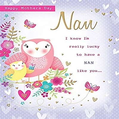 Image of Traditional Mother&#039;s Day Card Nan 8 x 6 inches Piccadilly Greetings