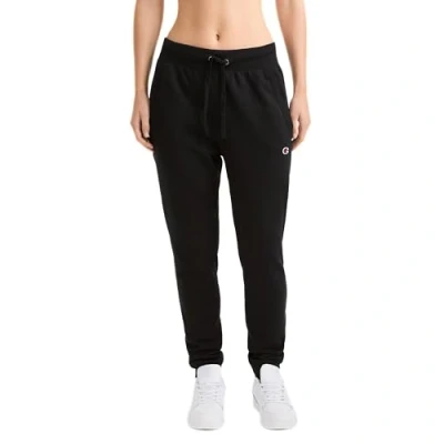 Image of Champion Women&#039;s Jogger Powerblend Fleece Jogging Bottoms 29&quot; (Plus Sweatpants, Black, S